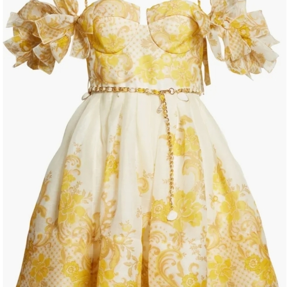 Zimmermann Postcard Bow Sleeve Dress - Picture 5 of 7